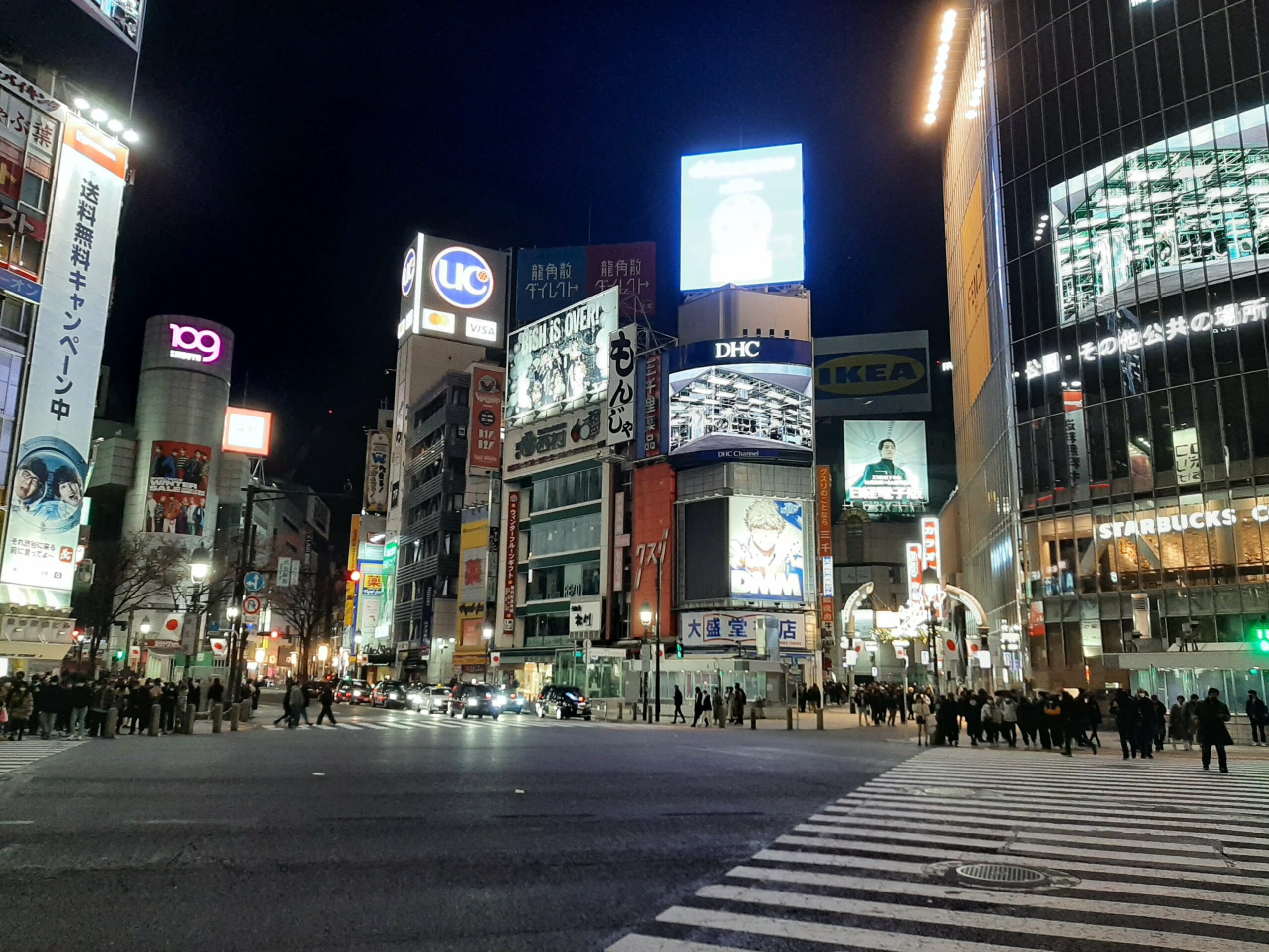Balade à Shibuya, un dimanche soir
